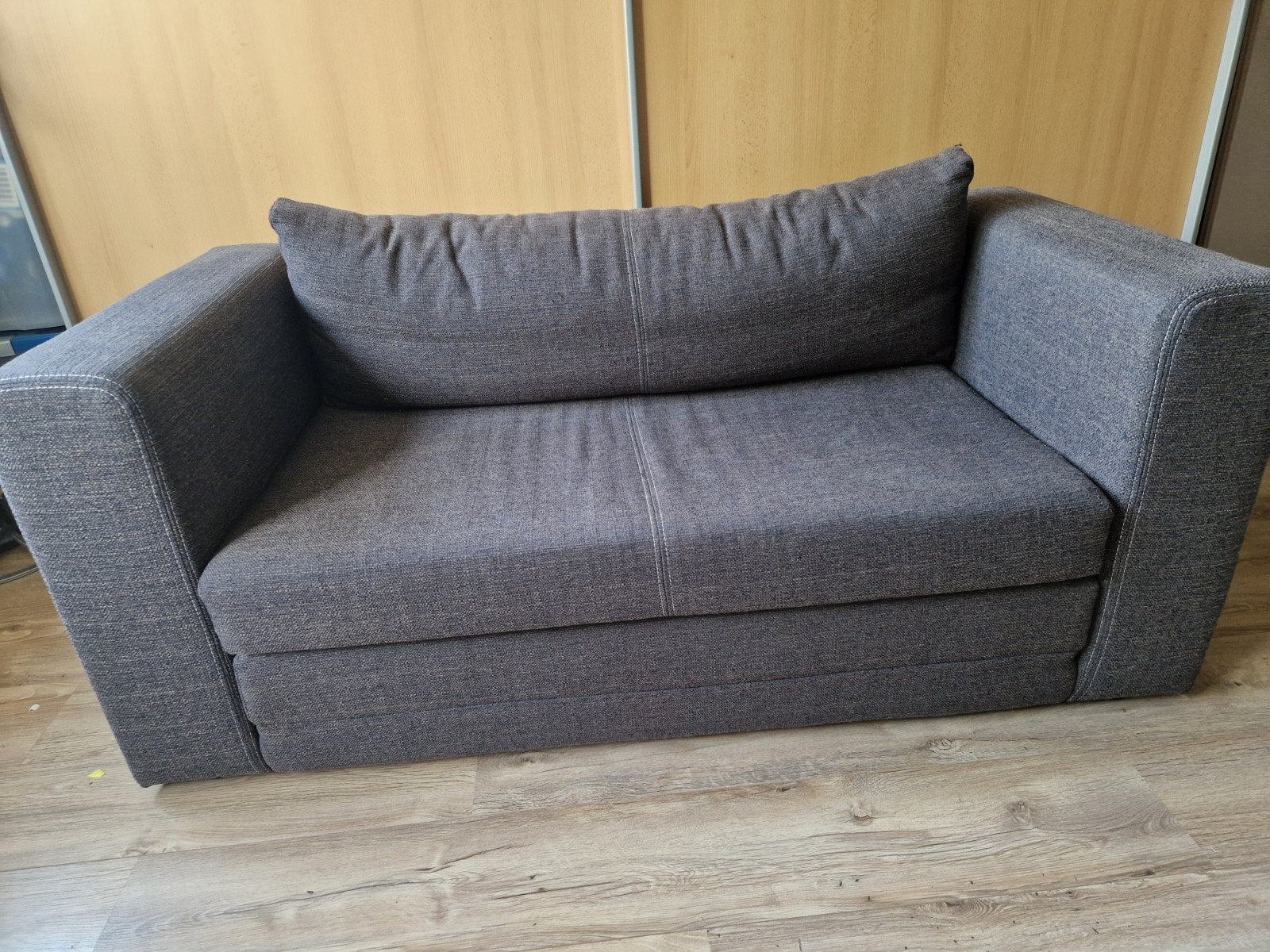 compact slaapbankje Askeby Ikea, Ophalen, Tweepersoons, Grijs