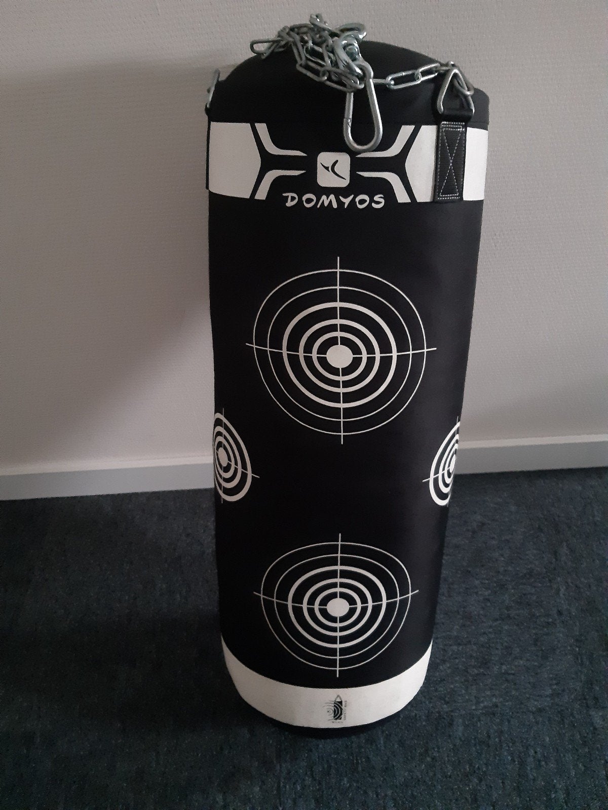 Boksbal 90 cm met bevestigingsketting, Sport en Fitness, Ophalen, Gebruikt, Bokszak