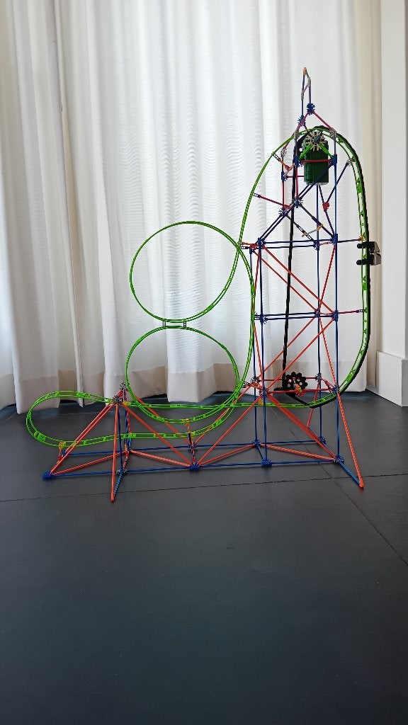 k'nex amazing 8 rollercoaster, Ophalen of Verzenden, Gebruikt, K'nex