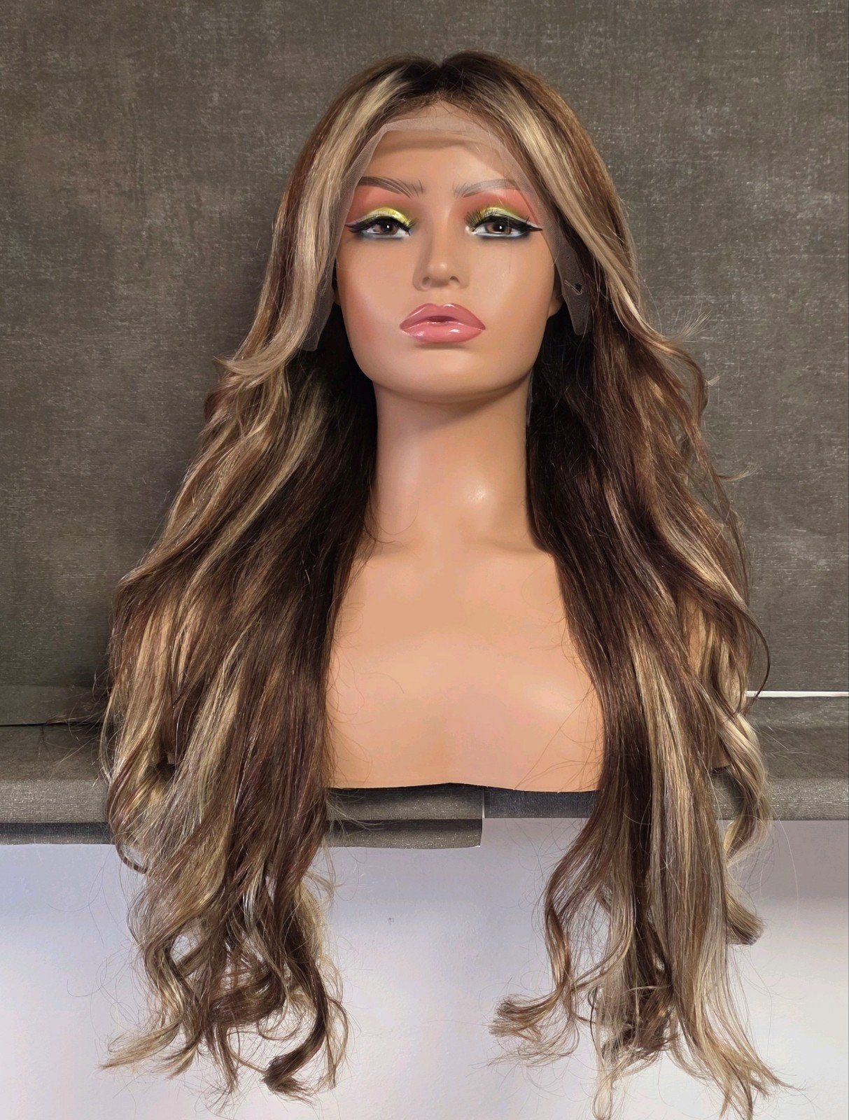 lace wig echt haar, Ophalen of Verzenden, Nieuw, Pruik of Haarverlenging