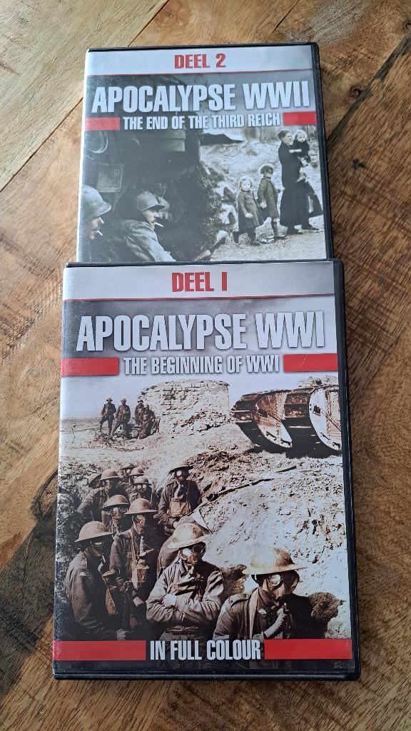 Apocalypse WWI Deel 1 + WWII Deel 2 - dvd, Cd's en Dvd's, Dvd's | Documentaire en Educatief, Vanaf 12 jaar, Ophalen of Verzenden