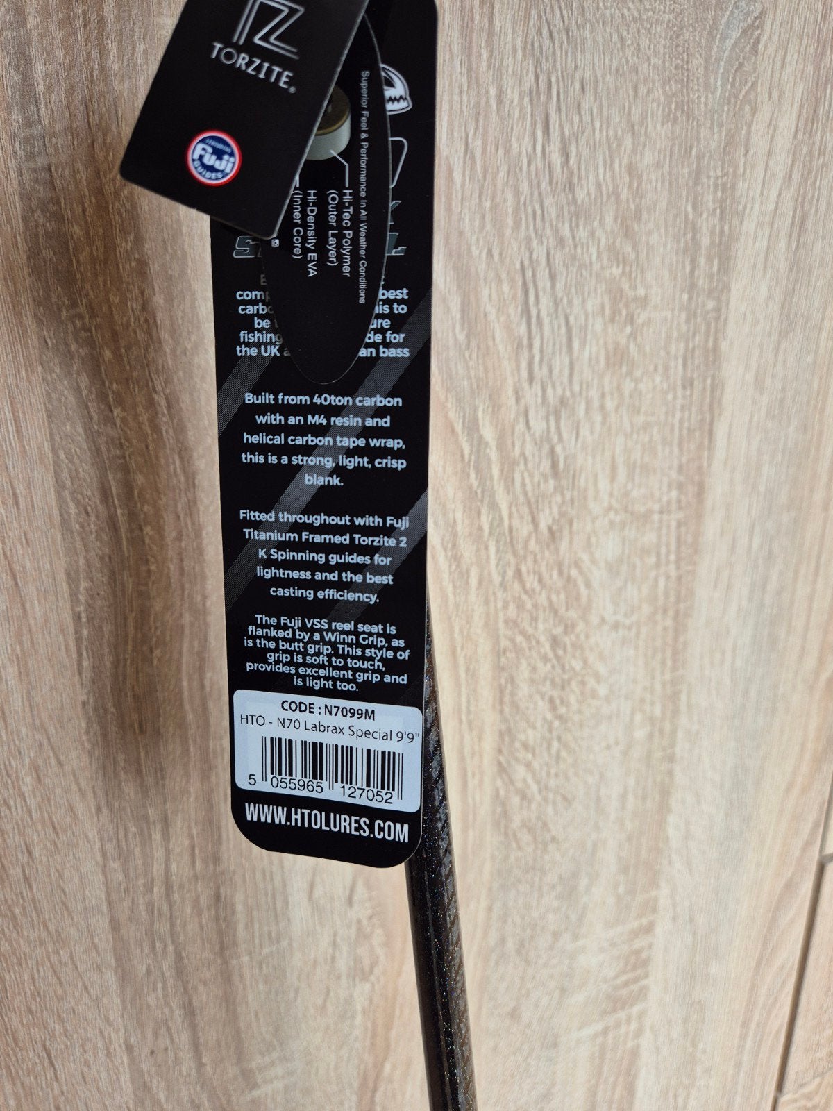 HTO Labrax N70 Special 297cm 8-44 gram, Watersport en Boten, Hengelsport | Roofvissen, Ophalen of Verzenden, Nieuw, Werphengel