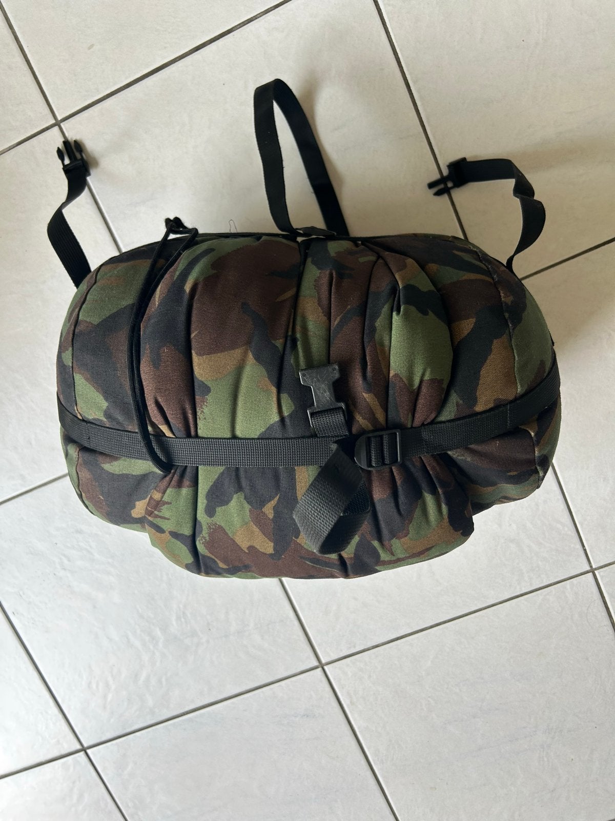 Leger Camo slaapzak/compressiezak - Ideaal voor outdoor, Ophalen of Verzenden, Gebruikt