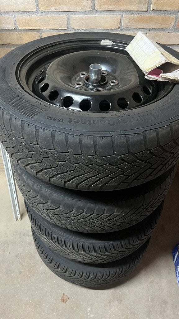 16 inch Stalen Winterset Ford / Volvo (5x108), Auto-onderdelen, Ophalen, Gebruikt, 16 inch, Banden en Velgen