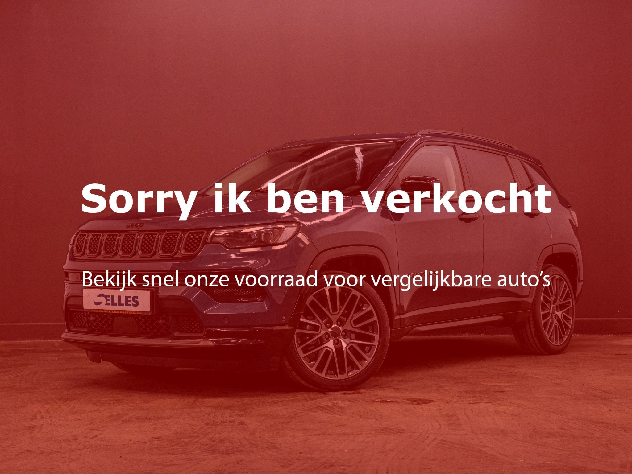 Jeep Compass 1.5T e-Hybrid Night Eagle | Geventileerde voors, Auto's, Gebruikt, 4 cilinders, Blauw, Leder en Stof