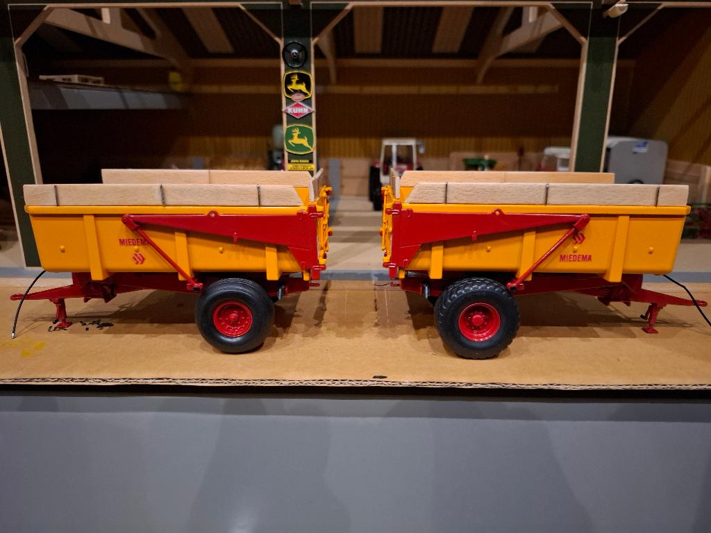 Miedema kiepers enkel en tandem., Ophalen of Verzenden, Nieuw, Tractor of Landbouw, Overige merken