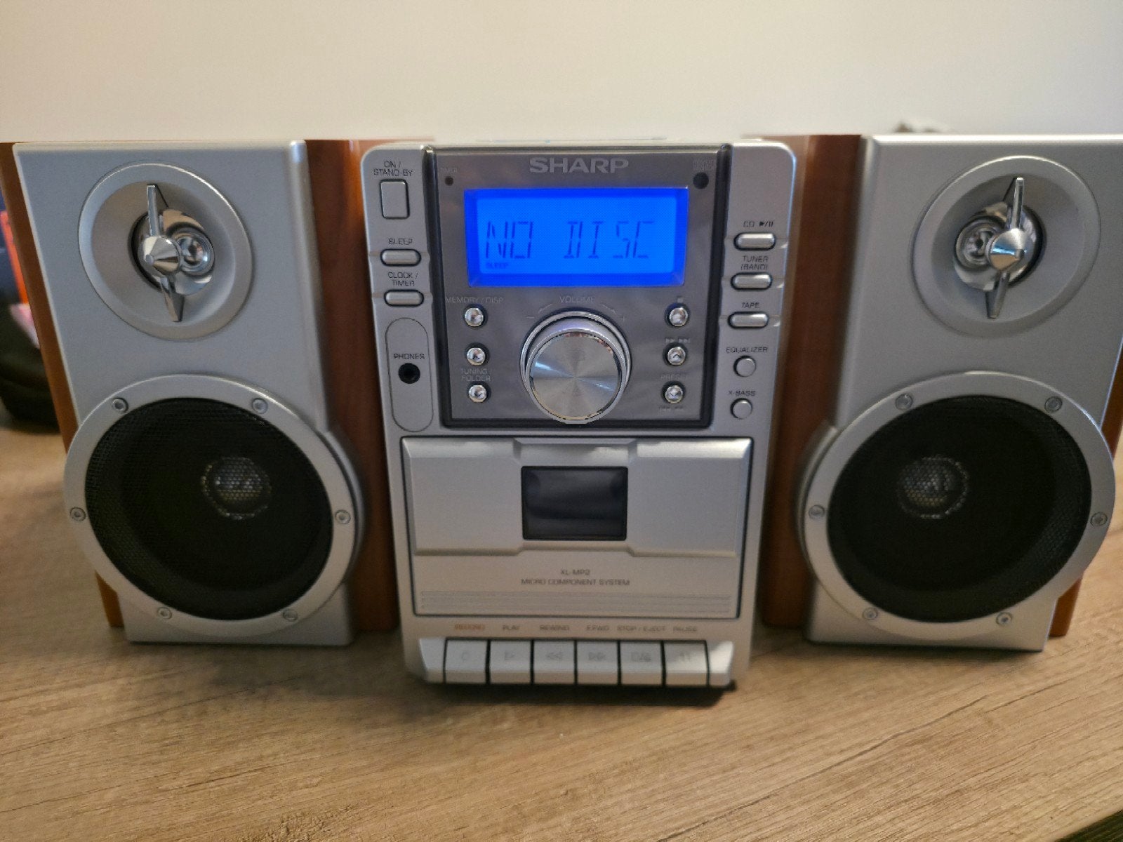 Sharp XL-MP2H audiosysteem, Audio, Tv en Foto, Stereo-sets, Ophalen, Gebruikt, Cassettedeck, Overige merken