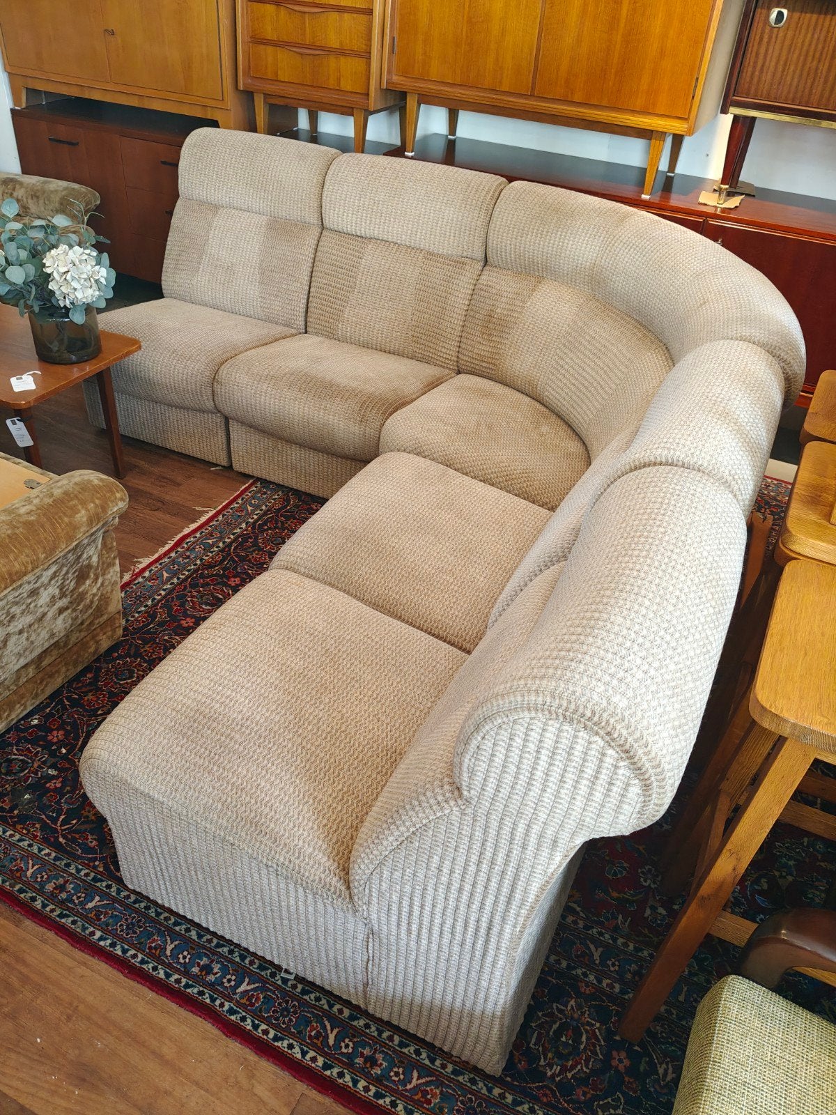 Vintage elementenbank beige, Ophalen, Gebruikt, Devintagerie, Vintage