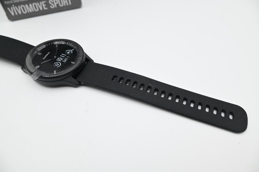 Garmin Vivomove Sport Hybrid /Touchscreen 40MM echte wijzers, GARMIN, Zwart, Nieuw, Ophalen of Verzenden