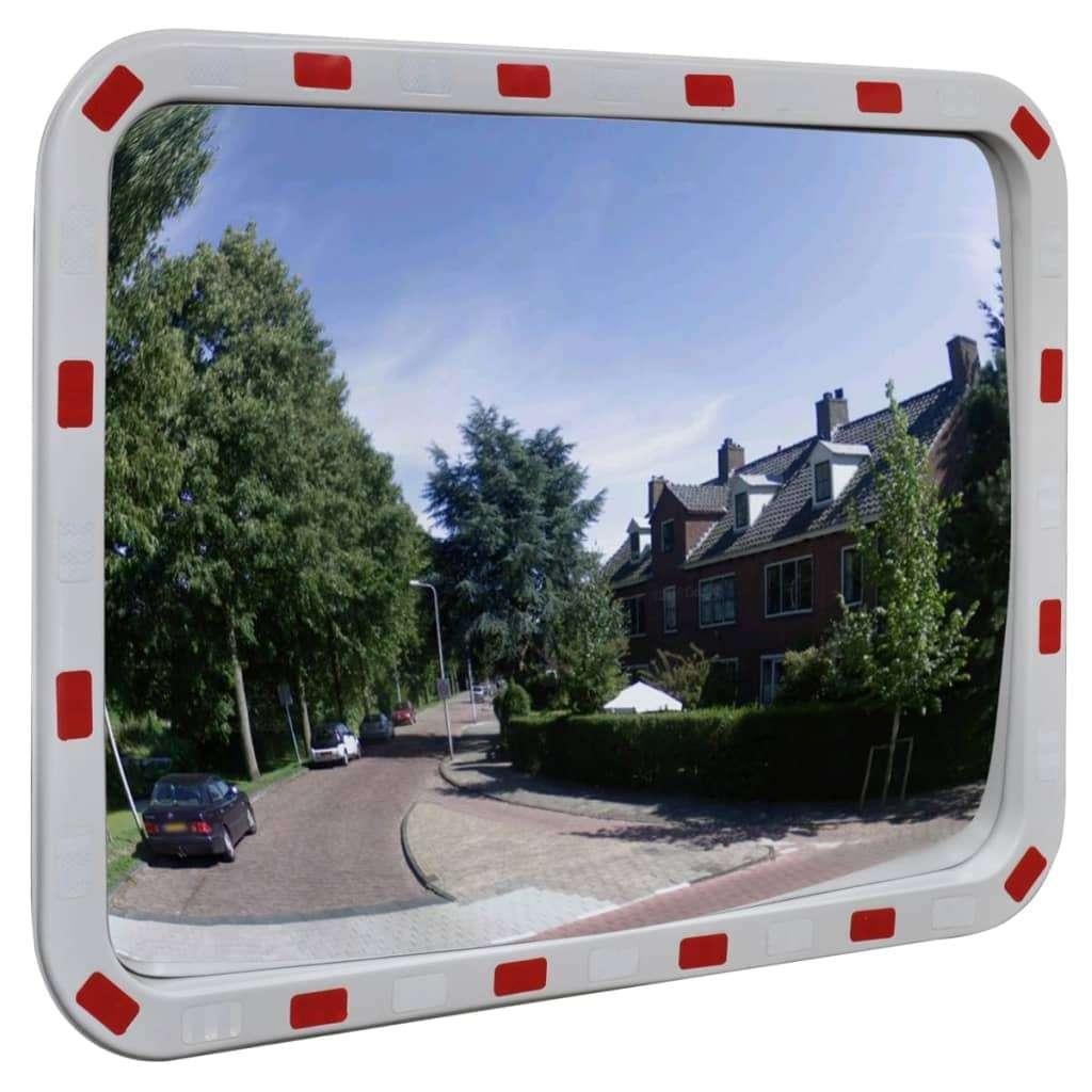 NIEUW | Verkeersspiegel rechthoekig met reflectors 60x80 cm, Minder dan 50 cm, Verzenden, Nieuw, Minder dan 100 cm