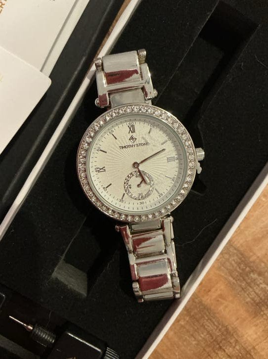 Mooi, nieuw, horloge van timothy stone, Overige merken, Staal, Polshorloge, Nieuw