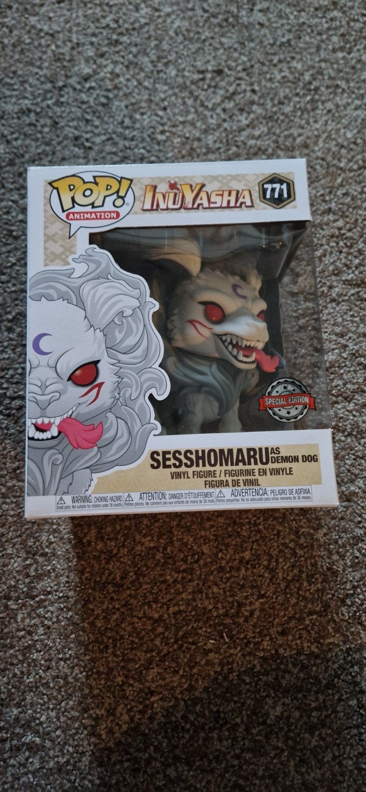Sesshomaru Funko Pop, Ophalen of Verzenden, Zo goed als nieuw