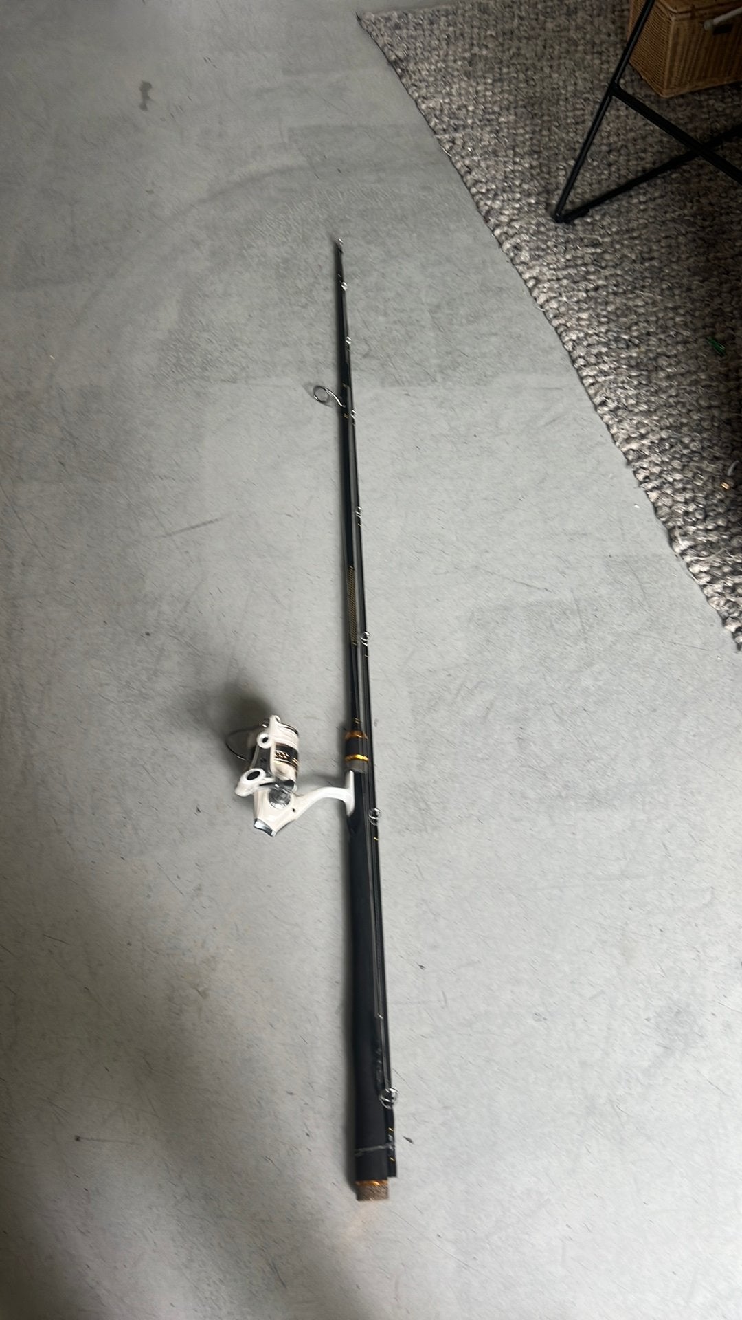 Werphengel abugarcia en energy, Watersport en Boten, Ophalen, Zo goed als nieuw, Werphengel