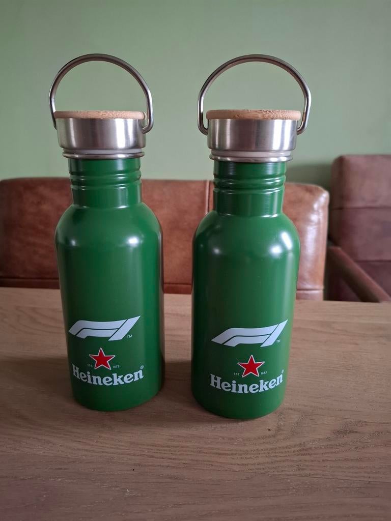 Heineken F1 Waterfles - Zero Alcohol At The Wheel, Ophalen of Verzenden, Nieuw, Overige typen, Heineken