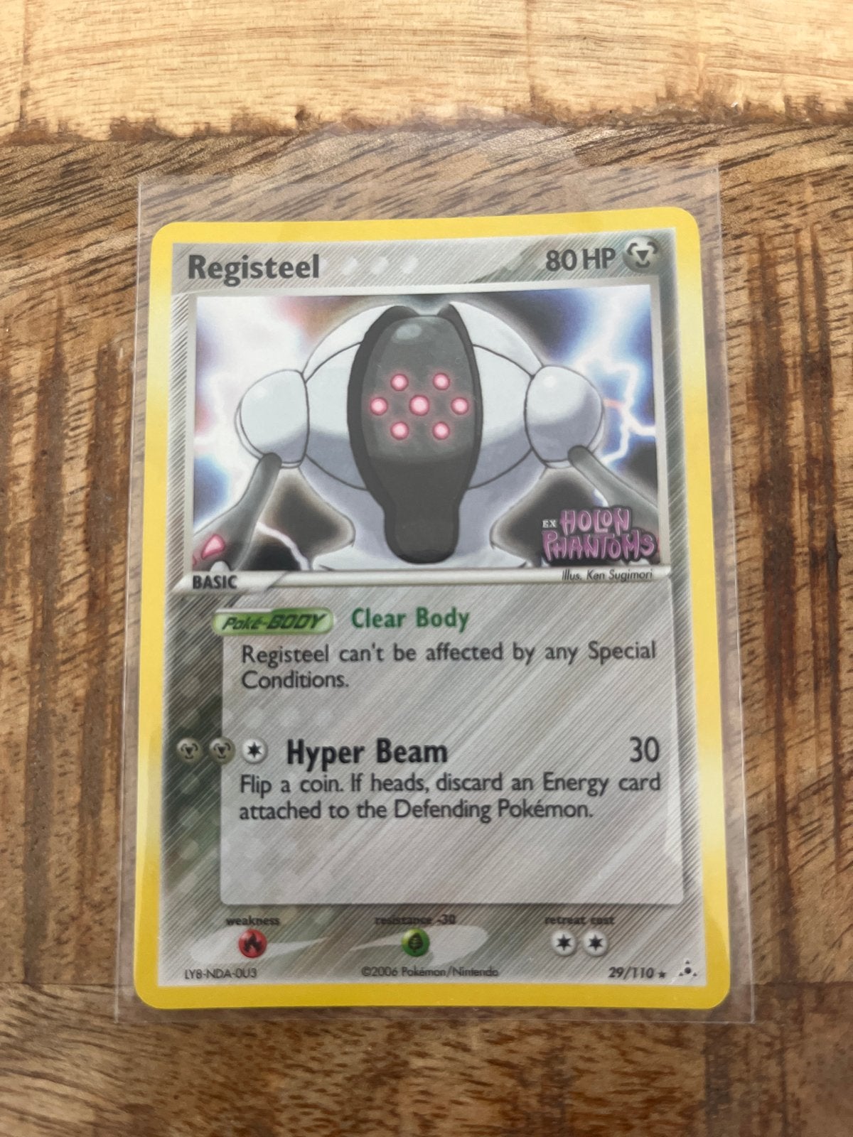 Registeel Reverse Holo 29/110 Holon Phantoms Pokémon Kaart, Ophalen, Zo goed als nieuw, Losse kaart, Foil