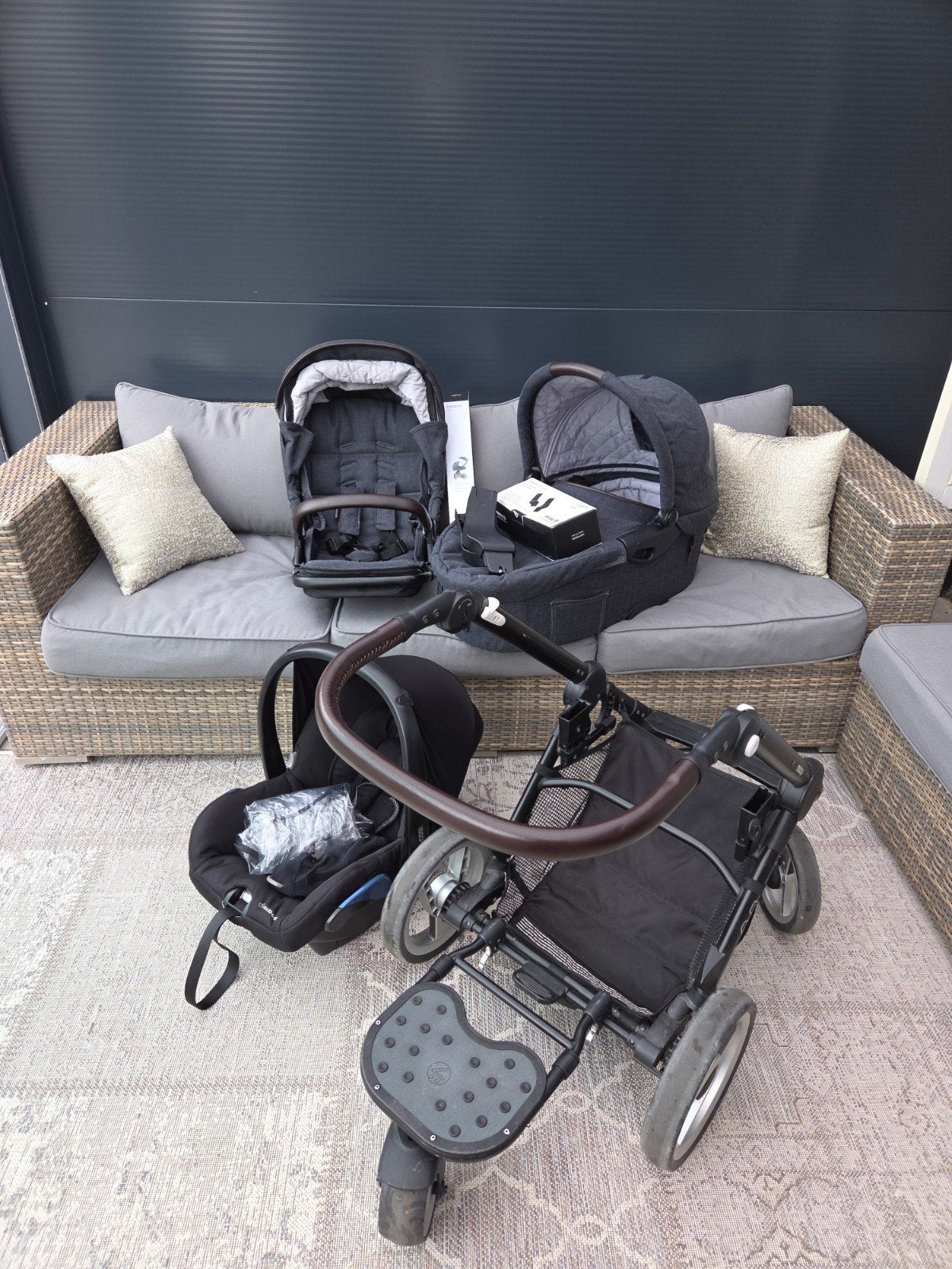 Mutsy Evo Farmer kinderwagen compleet met accessoires, Ophalen, Gebruikt, Overige typen