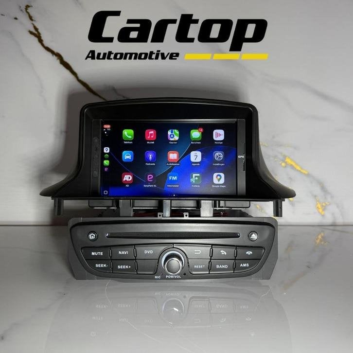 Renault Megane 3 2003-2012 Autoradio • CarPlay & Android, Meridiaan 42, Zo goed als nieuw, Info@cartop-automotive.nl, Cartop-Automotive Bv.