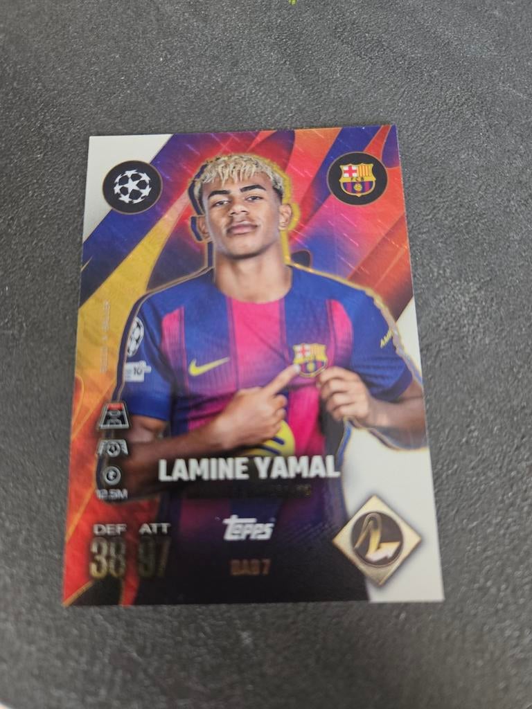 Lamine Yamal BAB7 Topps Match Attax EXTRA 2025-26, Ophalen of Verzenden, Nieuw, Buitenlandse clubs, Spelerskaart