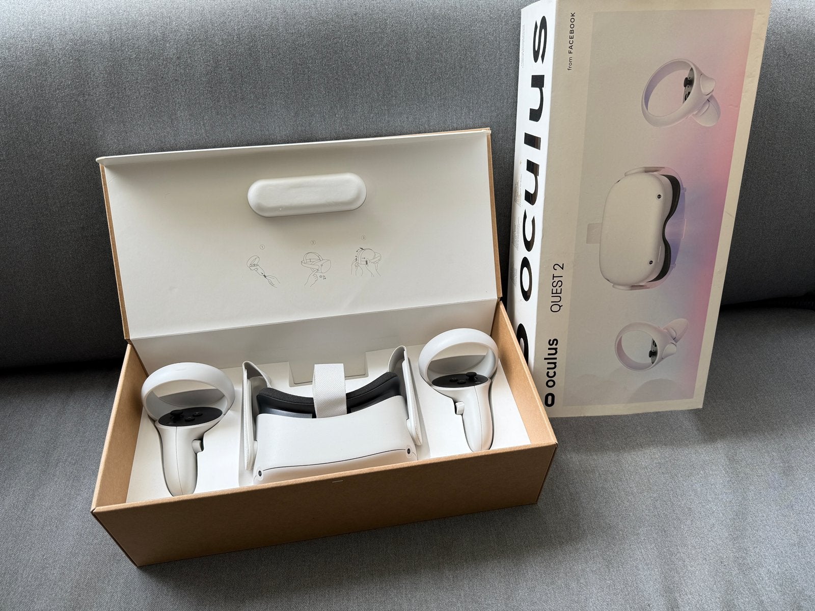 Oculus Quest 2 - VR Bril - als nieuw, Ophalen of Verzenden, Zo goed als nieuw, Overige platformen