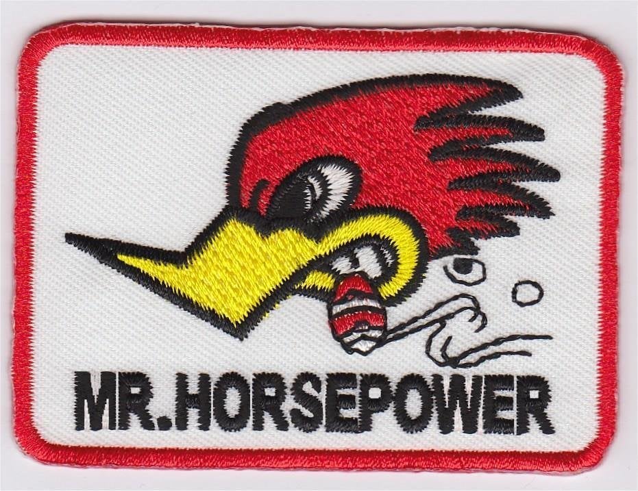 Mr. Horsepower Clay Smith patch embleem #5, Verzenden, Nieuw, Bedrijf of Vereniging