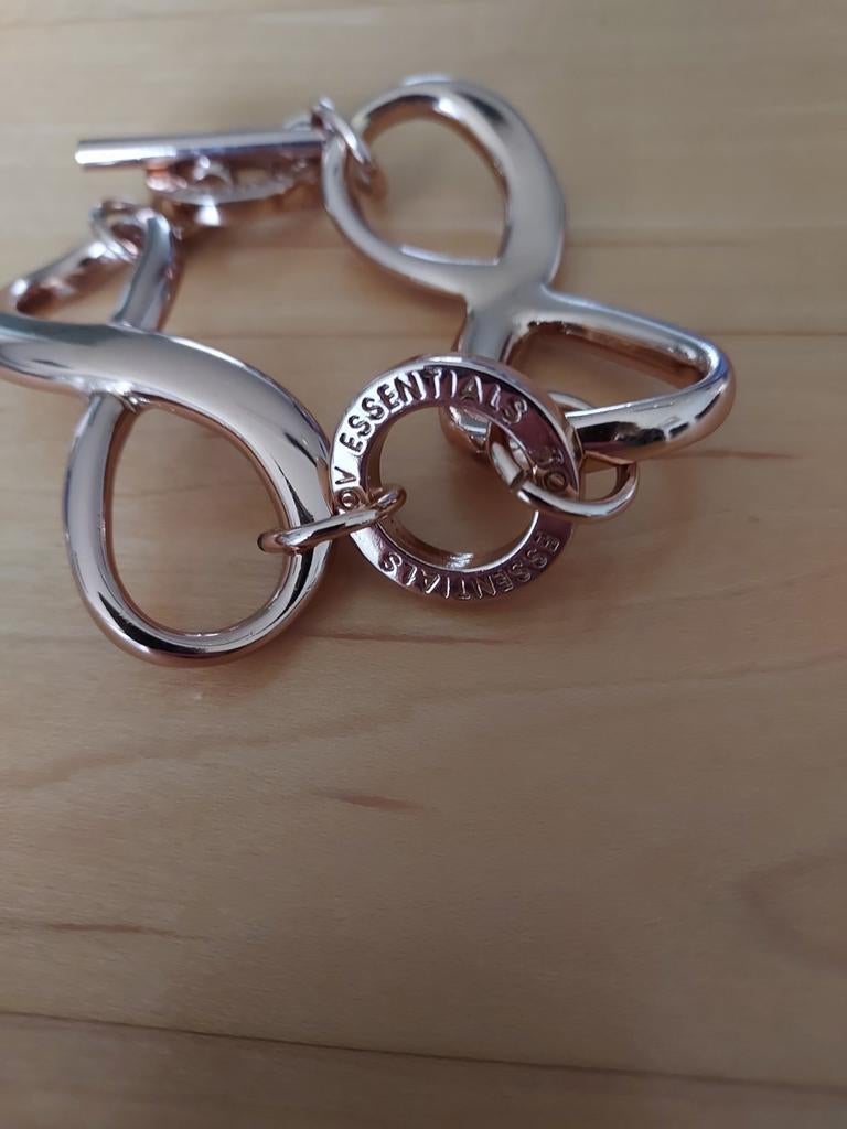 TOV Essentials rosé kleurige armband, Ophalen of Verzenden, Gebruikt, Roze, Overige materialen