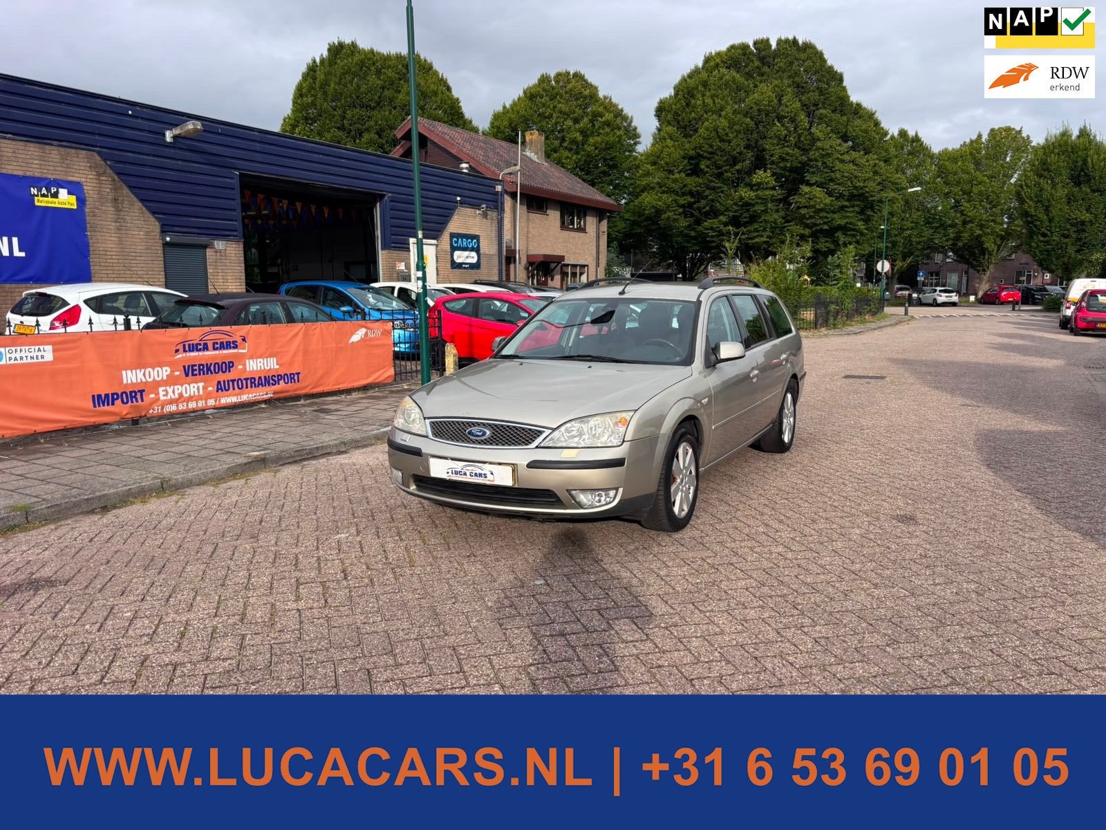 Ford Mondeo Wagon 2.0-16V Futura Aut Trekhaak NIEUWE APK!, Auto's, Ford, 730 kg, 1370 kg, Mondeo, Onderhoudsboekje