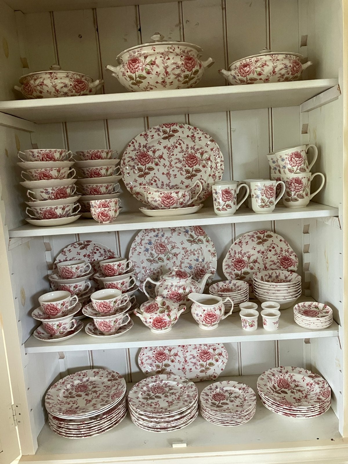 Servies Rose Chintz, Johnson Brothers, Ophalen, Gebruikt, Overige merken, Keramiek