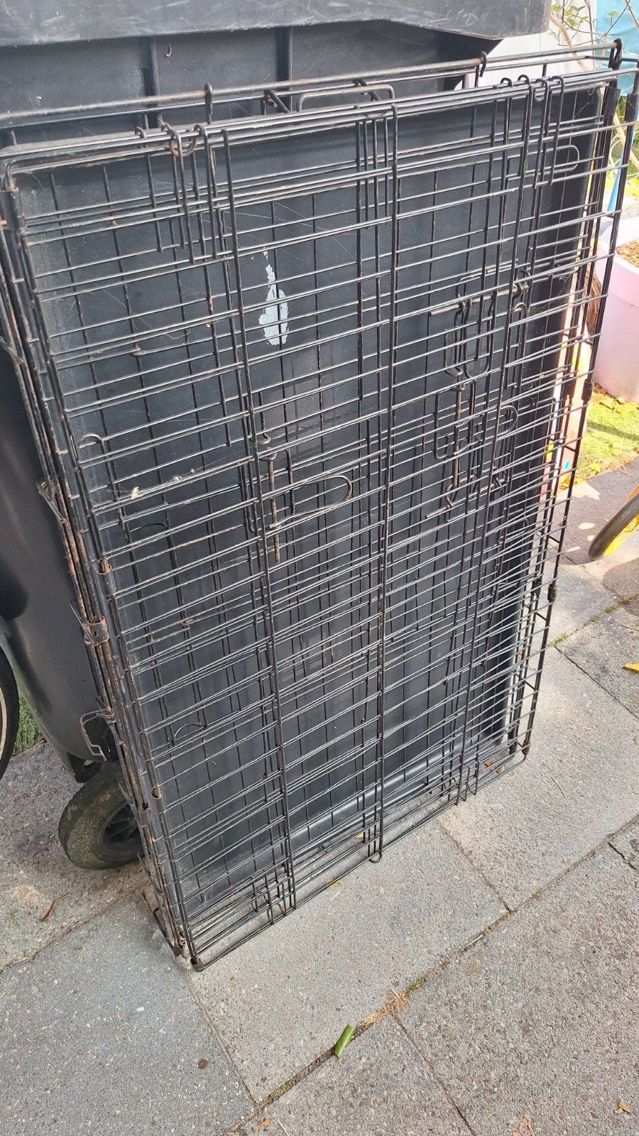 gratis grote bench, gebruikt., Ophalen, Gebruikt, 75 tot 110 cm, 65 tot 100 cm