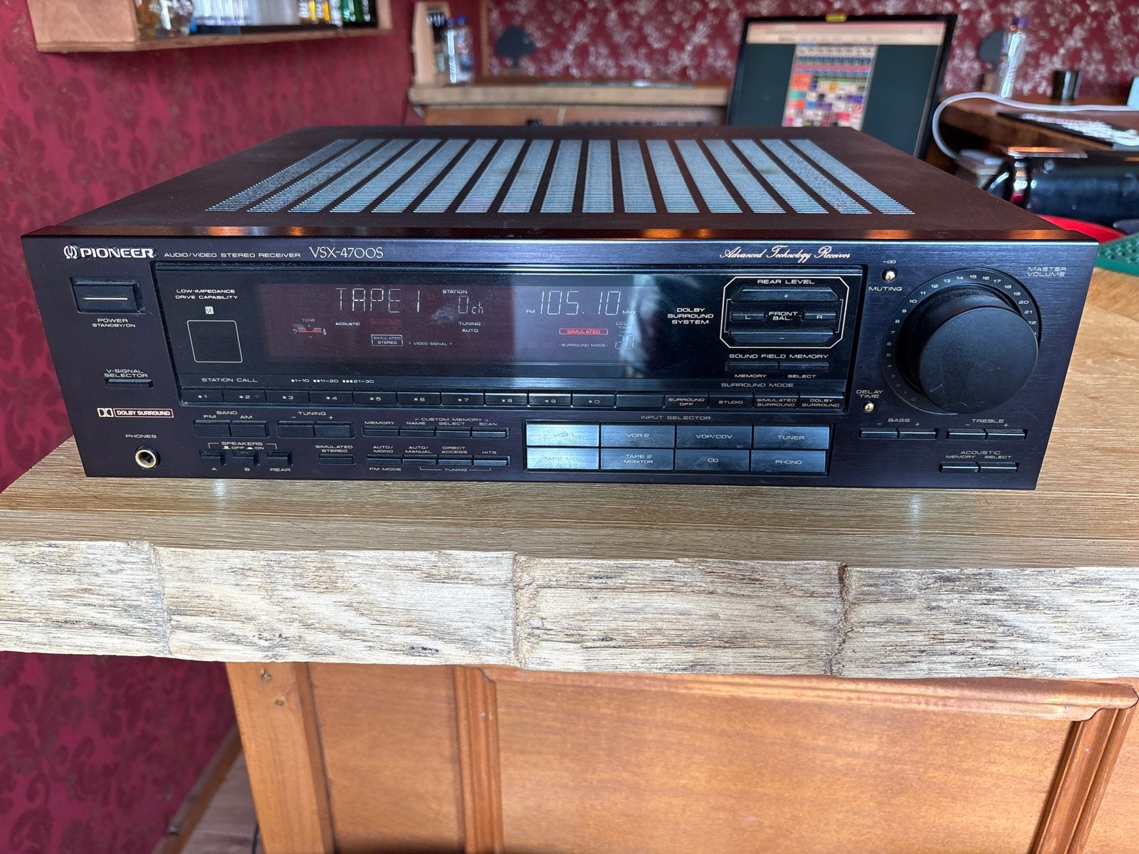 Pioneer VSX-4700S Audio/Video Stereo Receiver met Tuner, Audio, Tv en Foto, Ophalen, Gebruikt, Stereo, Pioneer