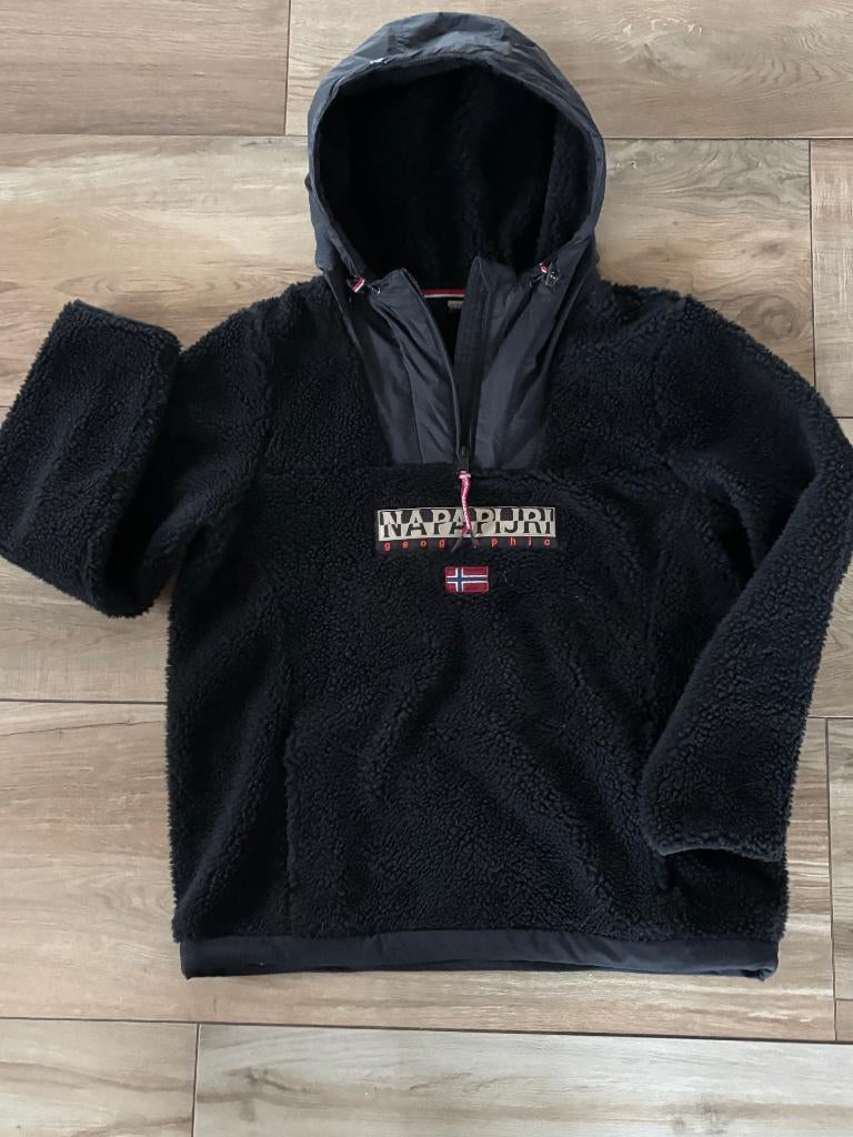 Napapijri Fleece Hoodie Yupik met rits XL  Nieuw, Ophalen of Verzenden, Nieuw, Maat 46/48 (XL) of groter