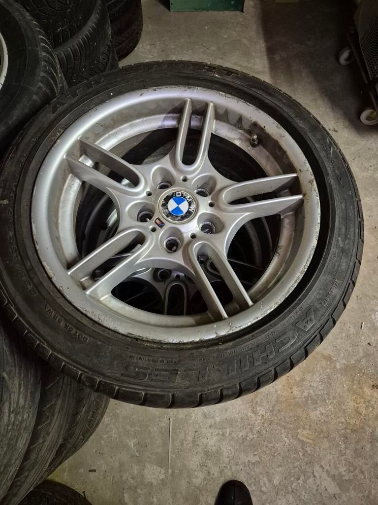 BMW Style 66 Velgen met Banden, Ophalen, Gebruikt, Banden en Velgen, 17 inch