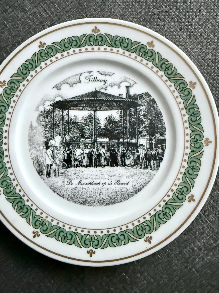 Unieke serie borden met afbeeldingen Tilburg, Ophalen