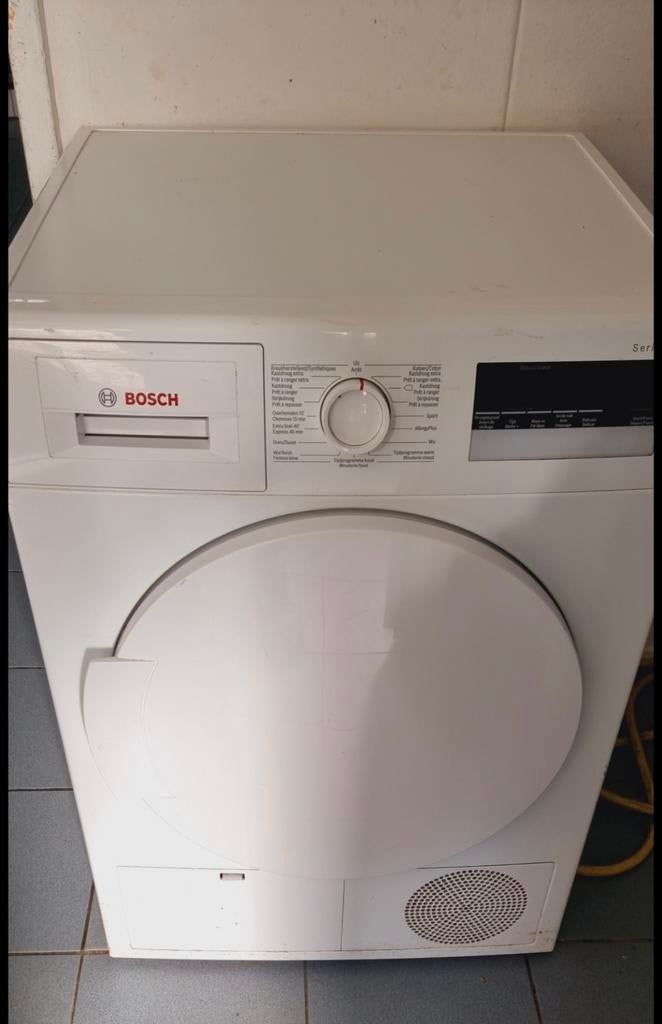 Bosch wasdroger - Zeer weinig gebruikt, 100% werkend, 10 kg of meer, Ophalen of Verzenden, Gebruikt