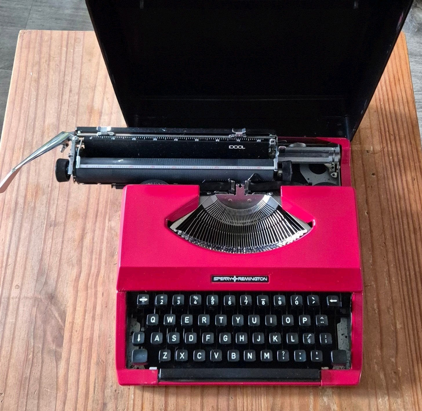 Prachtige vintage Sperry Remington typemachine., Diversen, Typemachines, Ophalen, Gebruikt