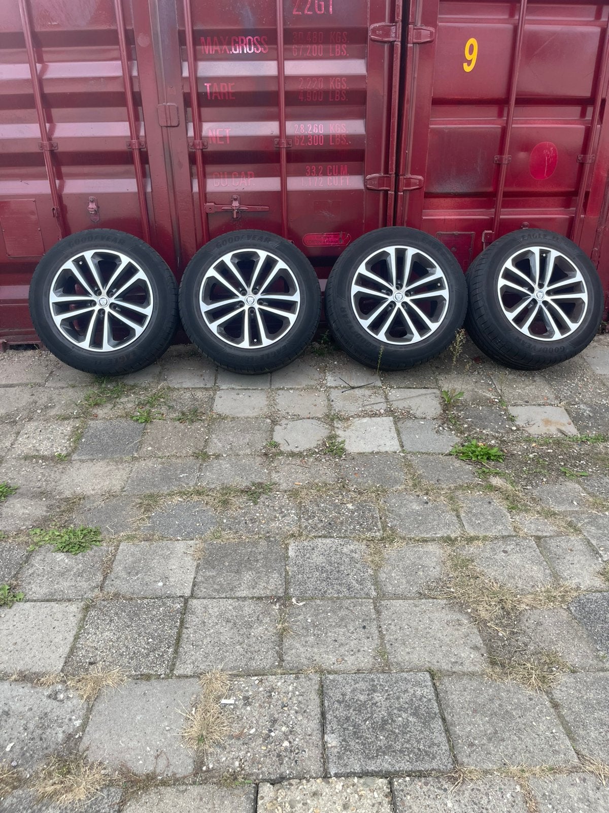 Te koop 19 inch orginele Jaguar velgen, S XF XJ XE Type, Gebruikt, 255 mm, Velg(en), Personenwagen