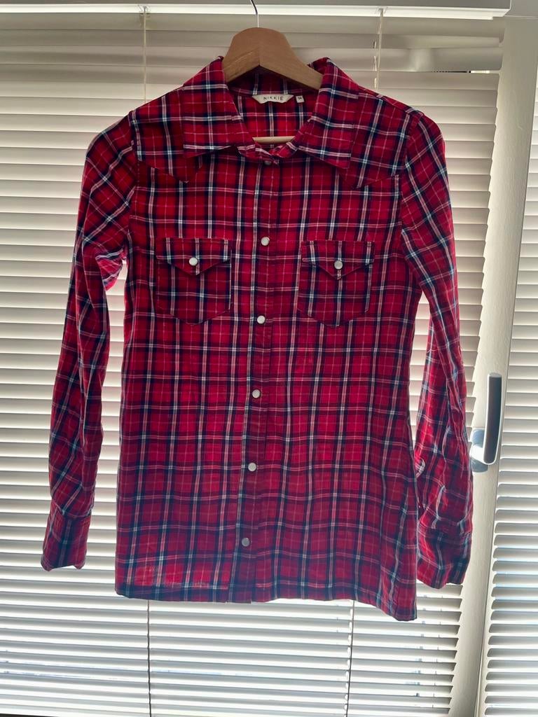 Nikkie blouse mt34 ZGAN, Kleding | Dames, Ophalen of Verzenden, Zo goed als nieuw, Maat 34 (XS) of kleiner, Zwart