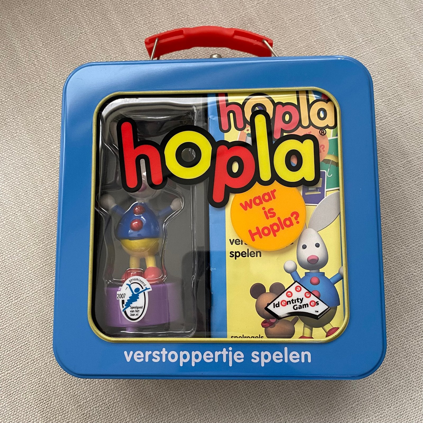 Hopla spel, Ophalen of Verzenden, Zo goed als nieuw