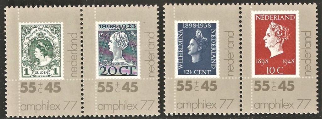 Nederland 1137-1140 paren h Amphilex., Verzenden, Postfris