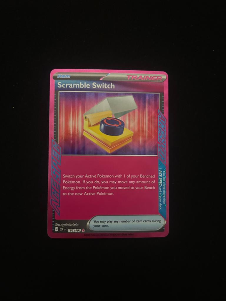 Scramble Switch Pokémon SSP 186/191, Ophalen, Nieuw, Losse kaart, Foil