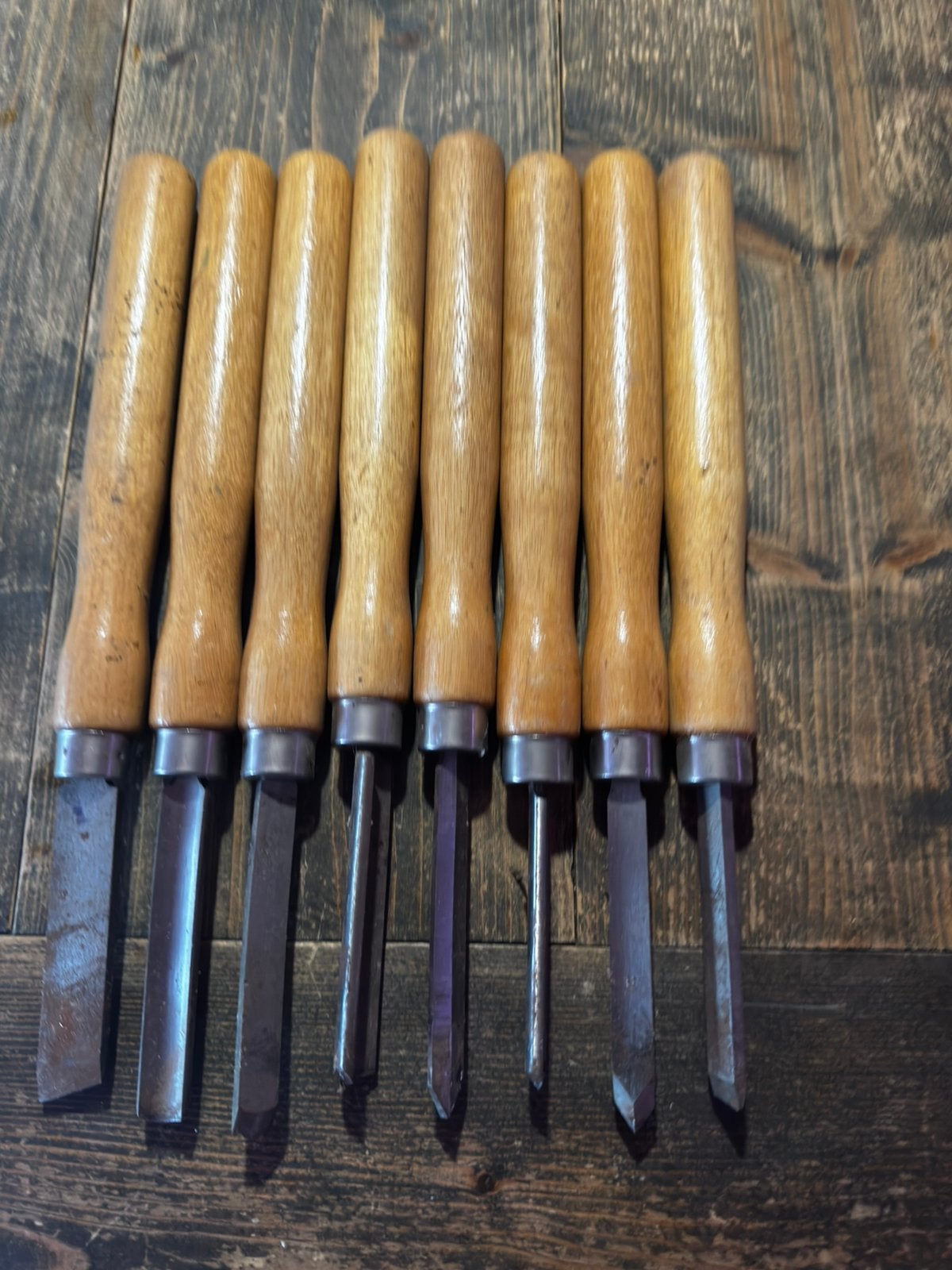 8 hout beitels, Ophalen, Zo goed als nieuw