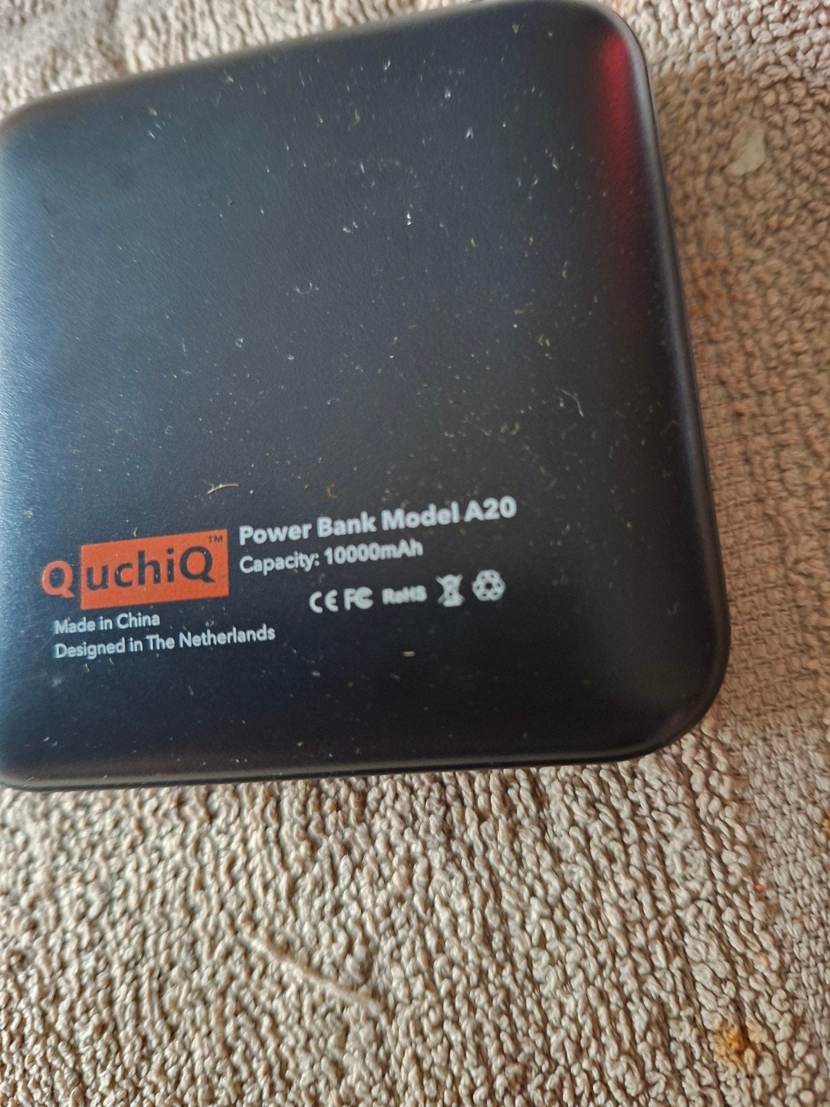 QuchiQ Power Bank A20 10000mAh, Ophalen of Verzenden, Gebruikt, QuchiQ