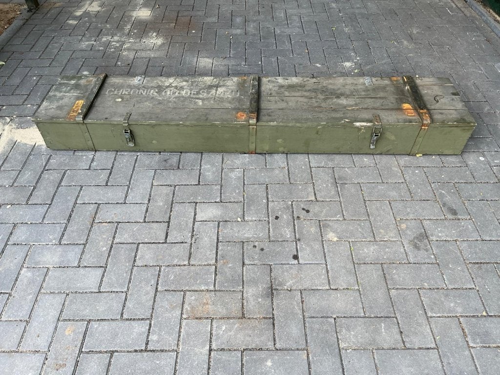 Opruimen / kist / legerkist, Ophalen, Gebruikt