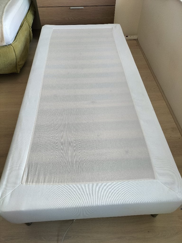 Ikea boxspring 90x200, Huis en Inrichting, Ophalen, Gebruikt, 90 cm, Eenpersoons