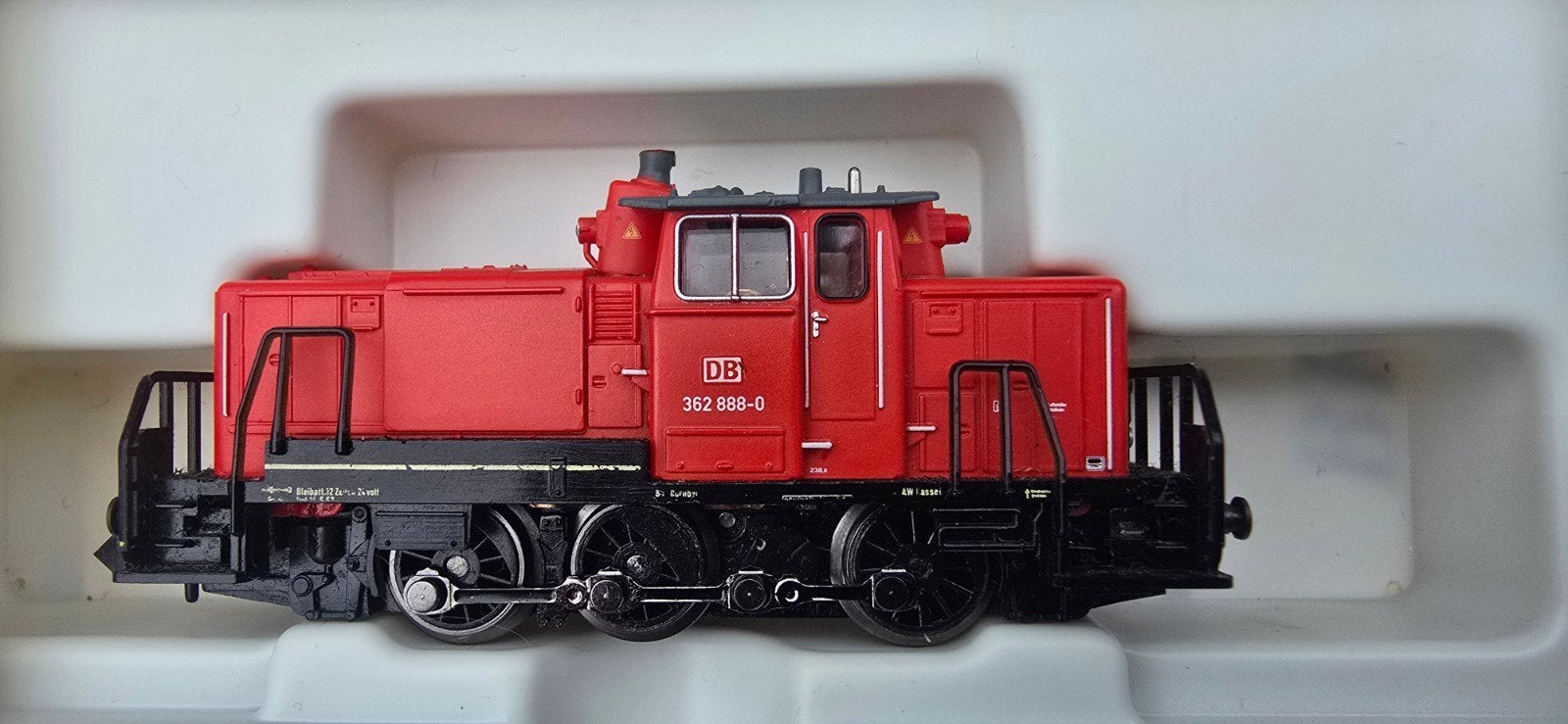 Minitrix 12145 Db v362 diesellok dcc digitaal., Trix, Ophalen of Verzenden, Zo goed als nieuw, Gelijkstroom