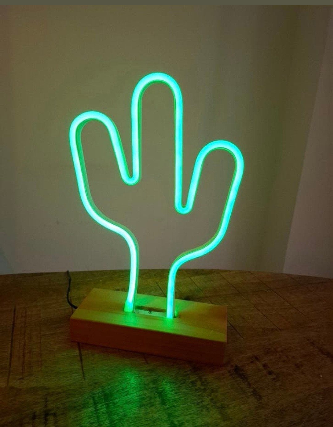 Groene Cactus Lamp, Ophalen of Verzenden, Gebruikt