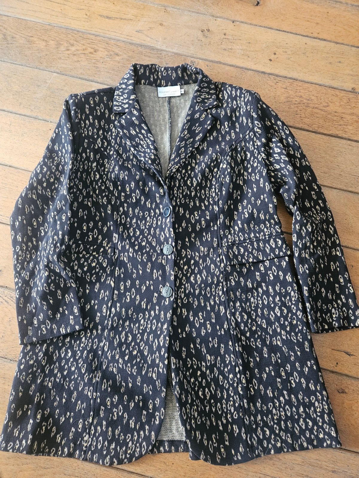 Helena Hart jasje met luipaardprint - Maat 3XL, Zwart, Maat 46/48 (XL) of groter, Zo goed als nieuw, Helena Hart