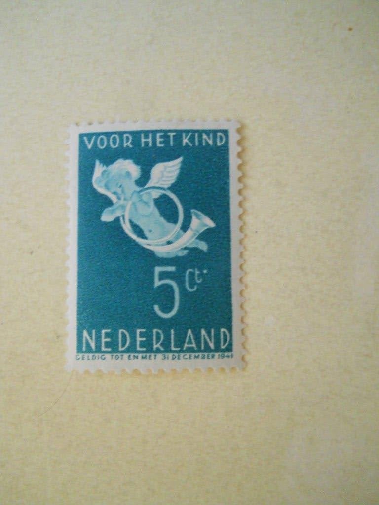 Nederland 1936 Kinderzegel Bazuinengel Nvph.290 ongebruikt, Postzegels en Munten, Postzegels | Nederland, Ophalen of Verzenden