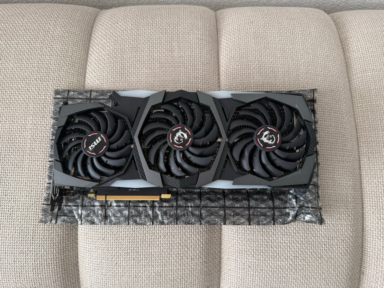 MSI Geforce RTX 2080 Super Gaming Trio, Computers en Software, Videokaarten, Ophalen, Zo goed als nieuw, GDDR6, PCI-Express 3