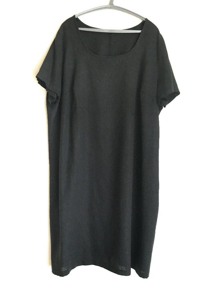 Linnen Jurk van Sara Lindholm, Kleding | Dames, Gedragen, Jurk, Zwart, Sara Lindholm