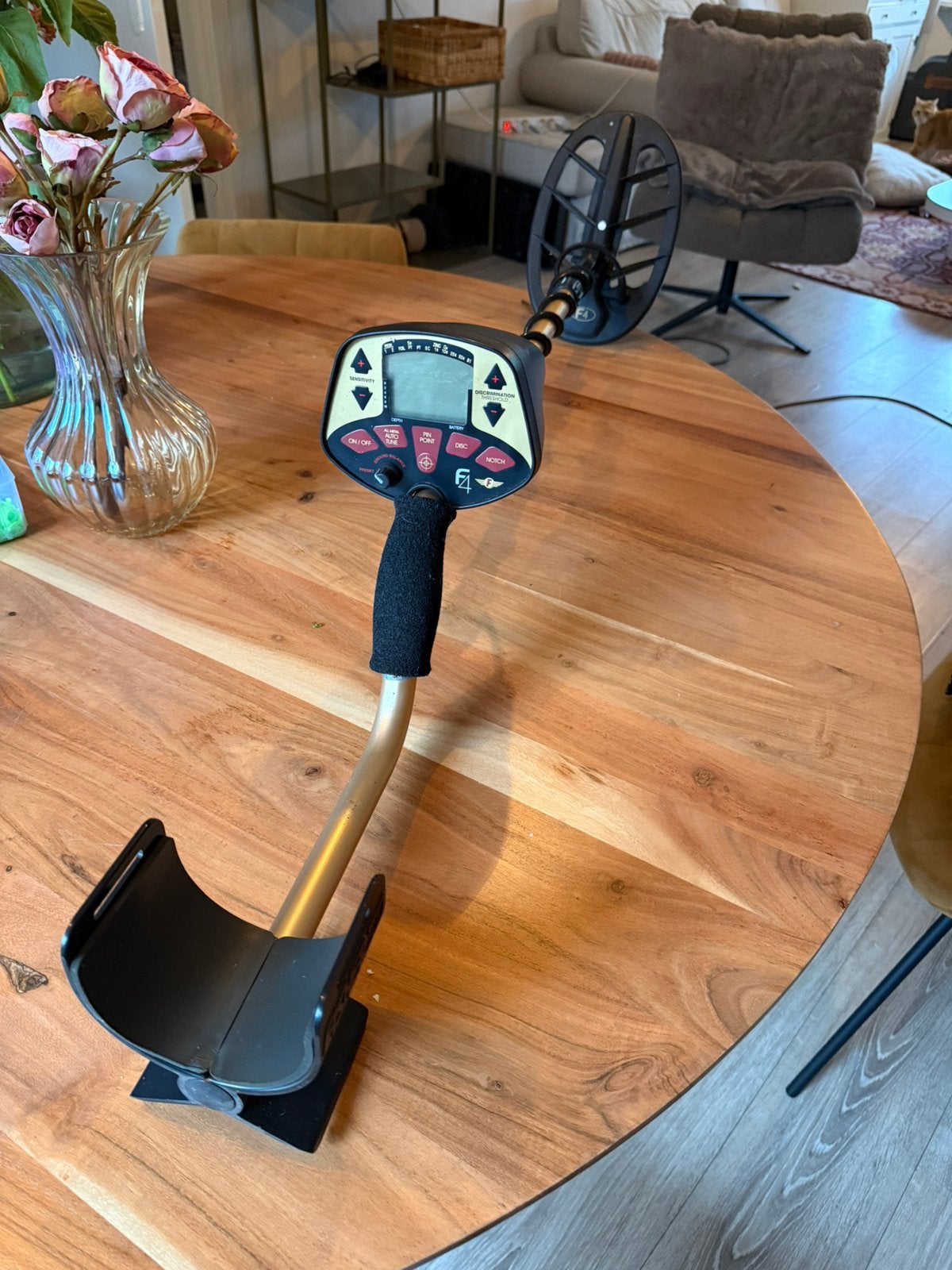 Fisher F4 metaaldetector, Hobby en Vrije tijd, Metaaldetectors, Ophalen, Zo goed als nieuw, Fisher